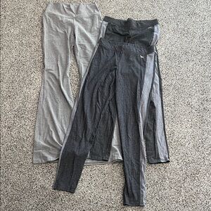 3 Pairs Gray Leggings Women’s S